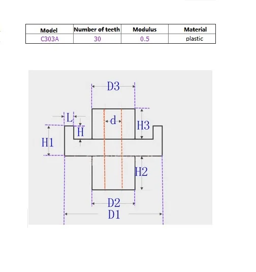 10 шт. K072B C303A мини пластиковая Корона шестеренка модель DIY игрушки Робот Запчасти