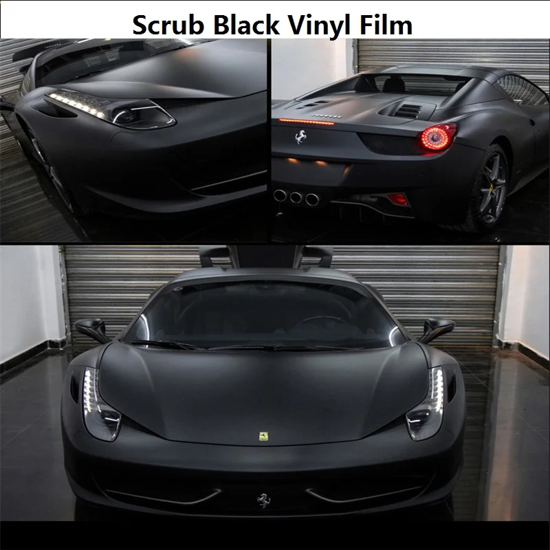 50x151 см автомобильный DIY скраб блестящий черный авто Головной фонарь для тела