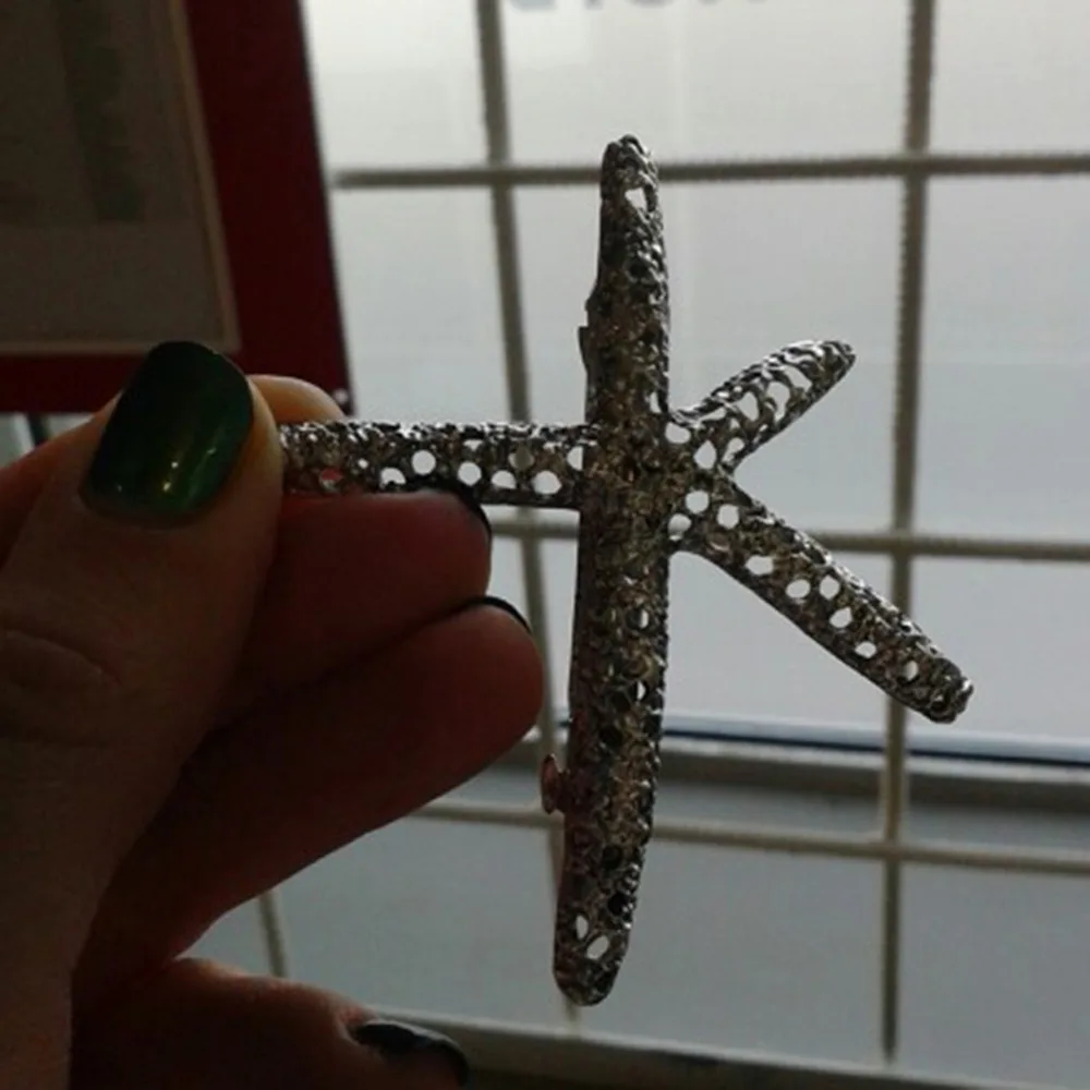 Милая Элегантная звезда шпилька с пентаграммой модные зажимы для волос в форме