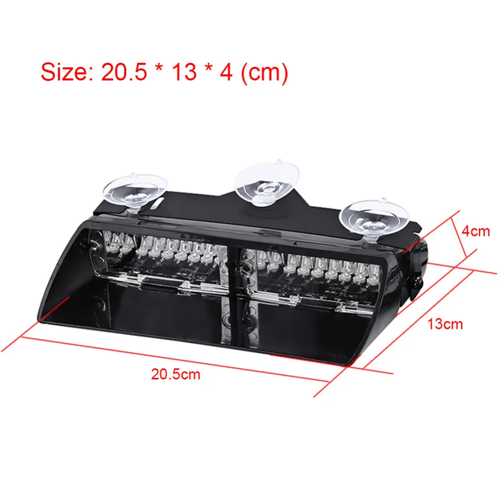 Стробоскоп на лобовое стекло 16 Вт с светодиодами светильник сигнальный