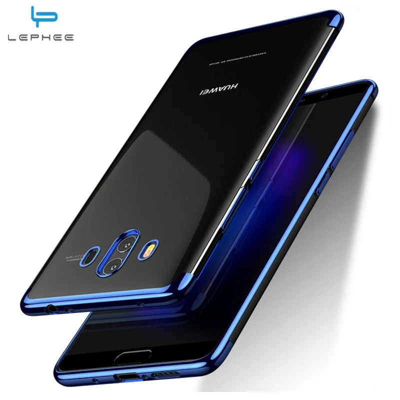 LEPHEE huawei Коврики 10 Pro Чехол Lite случае Роскошные покрытием Crystal термополиуретановый