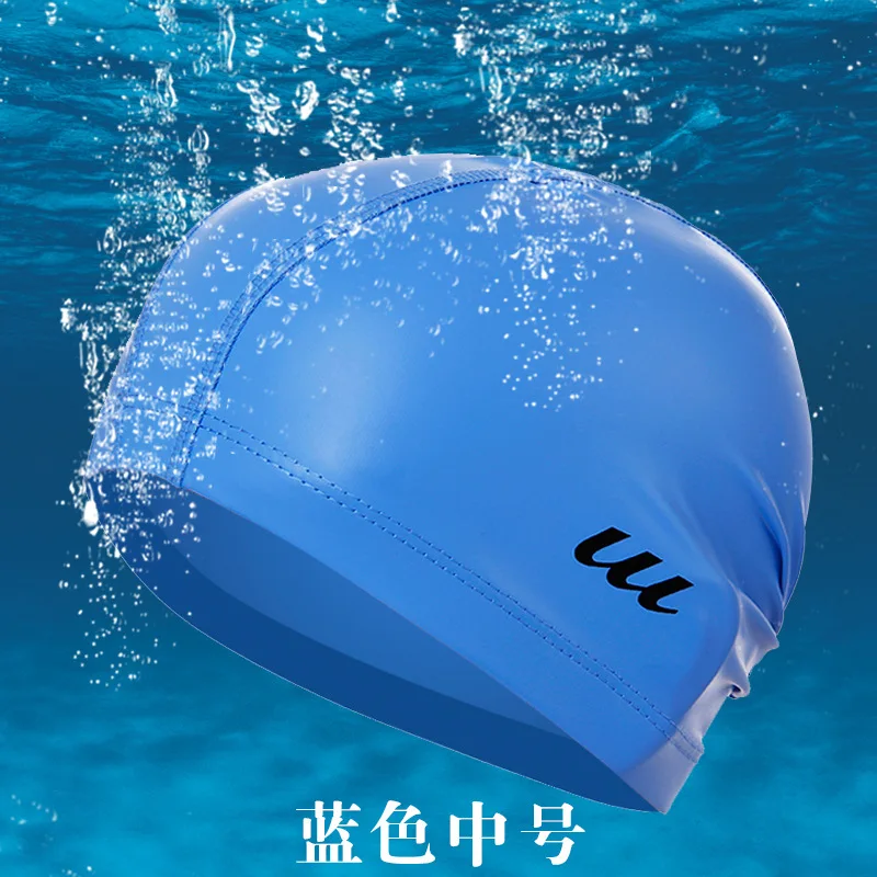 2 шт. купальная Кепка из искусственной кожи плюс размер шапочка для плавания