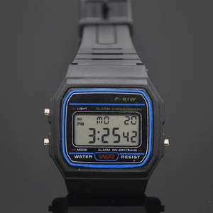 Женские наручные часы со светодиодной подсветкой, Многофункциональные цифровые наручные часы, силиконовый ремешок, повседневные часы, черные цифровые наручные часы, подарок