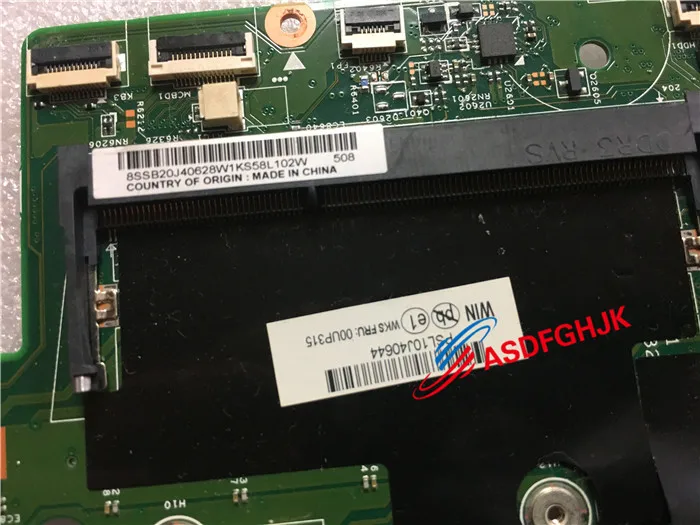 Оригинальная материнская плата для Lenovo ThinkPad Yoga 14 i7-5510U 00UP315 448 01110 0021 бесплатная