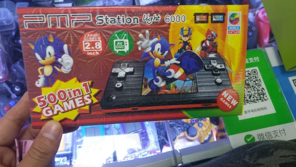 PMP 6000 портативный игровой плеер 500 Встроенные игры портативная видео консоль 2,8 ''lcd ретро-консоль игры для детей