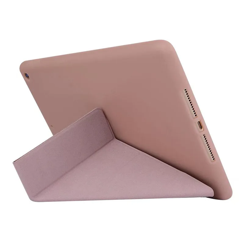 Мягкий ТПУ чехол для нового iPad 9 7 дюйма 2017 ПУ смарт обложка Магнит Пробуждение сна