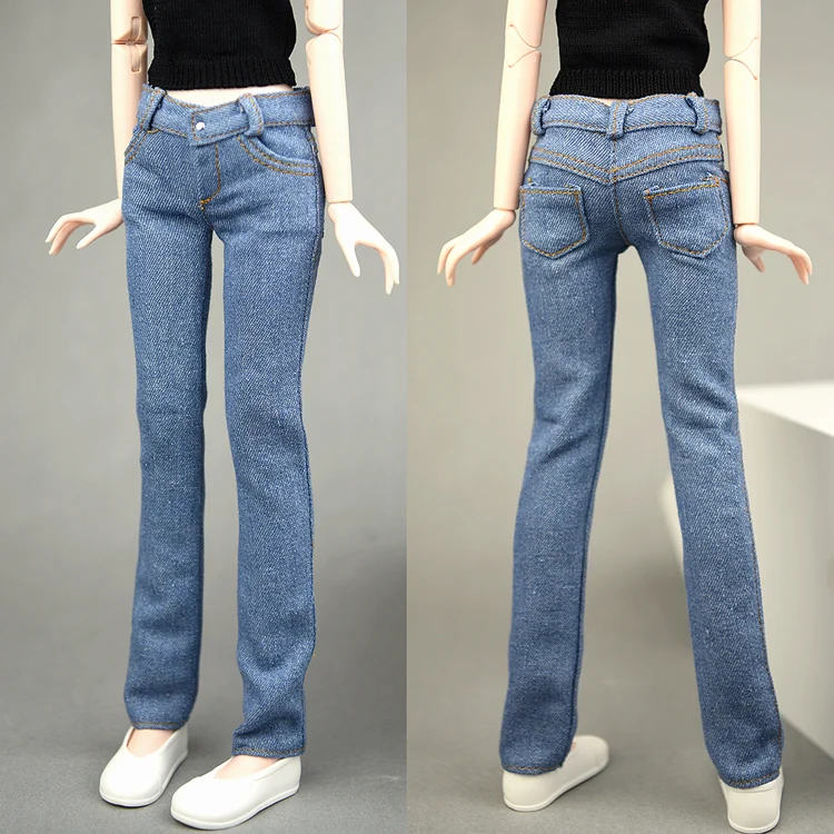 Длинные и короткие джинсовые брюки одежда для 1/4 BJD SD кукла Синьи 45 50 см кукольные
