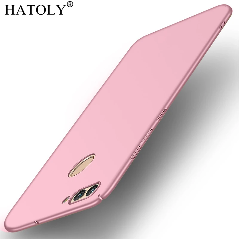 Для huawei Nova 2 Чехол Ультра-тонкий гладкий Чехол Жесткий PC защитный чехол для huawei Nova 2 PIC-LX9 HATOLY - Цвет: Rosegold