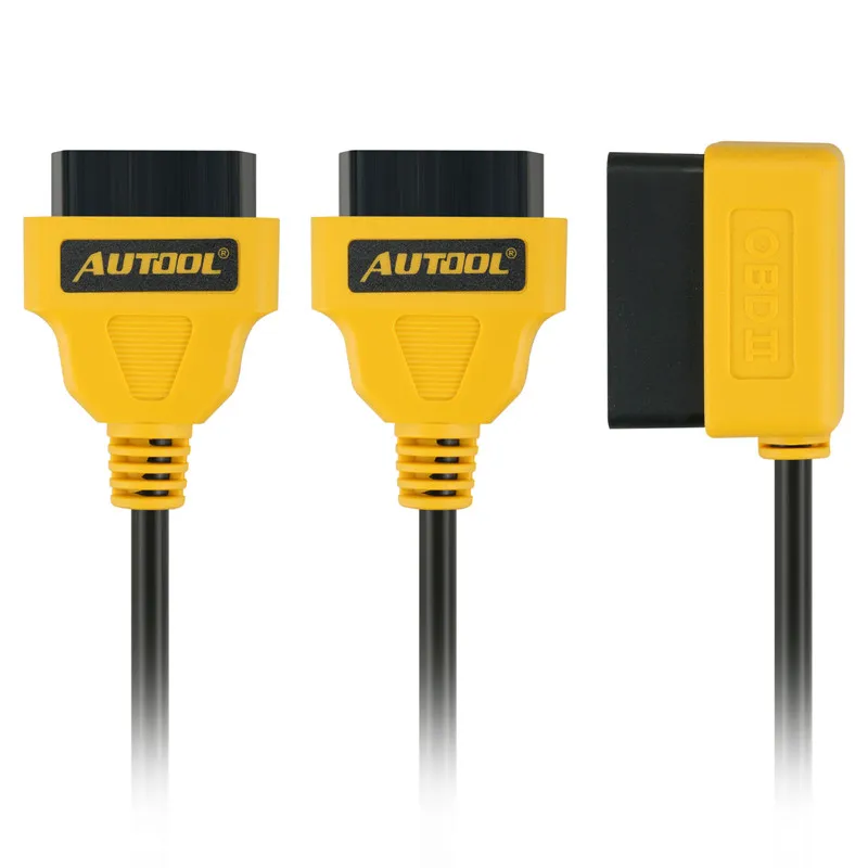 Автомобильный адаптер Autool OBD 2 от 1 до стандарт OBDII штекер гнездо кабель OBD2