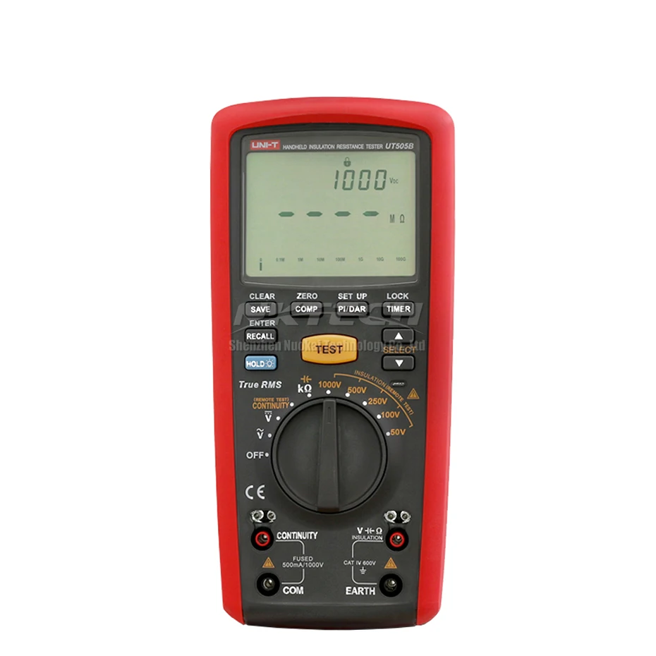 UNI T UT505B Мегаомметр цифровой Ручной True RMS Megger измеритель изоляции низкое
