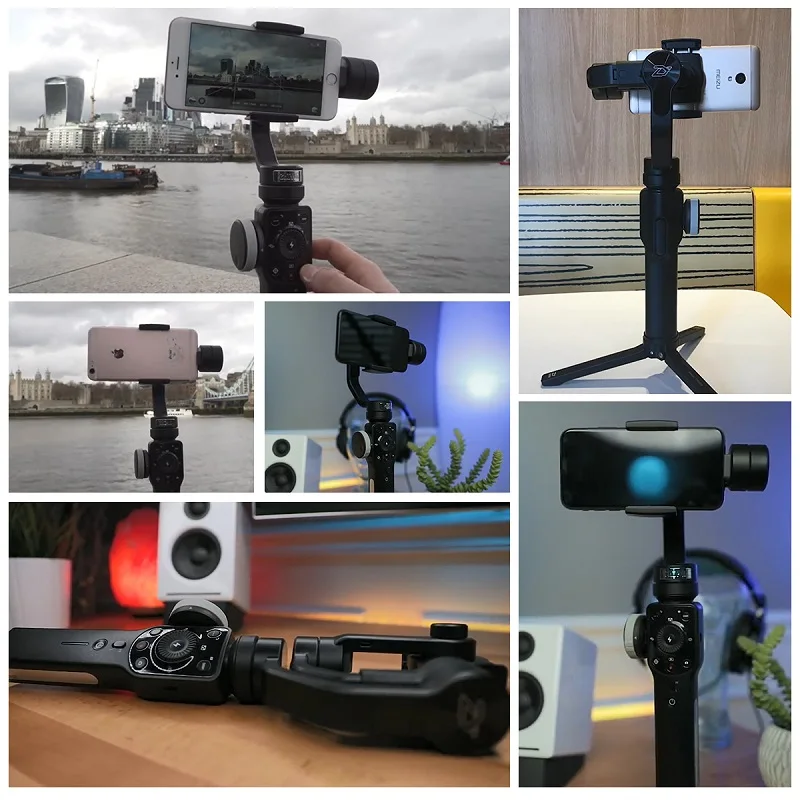 В наличий Zhiyun Smooth 4 Ручной Стабилизатор Стадикам отслеживания объектов фокус