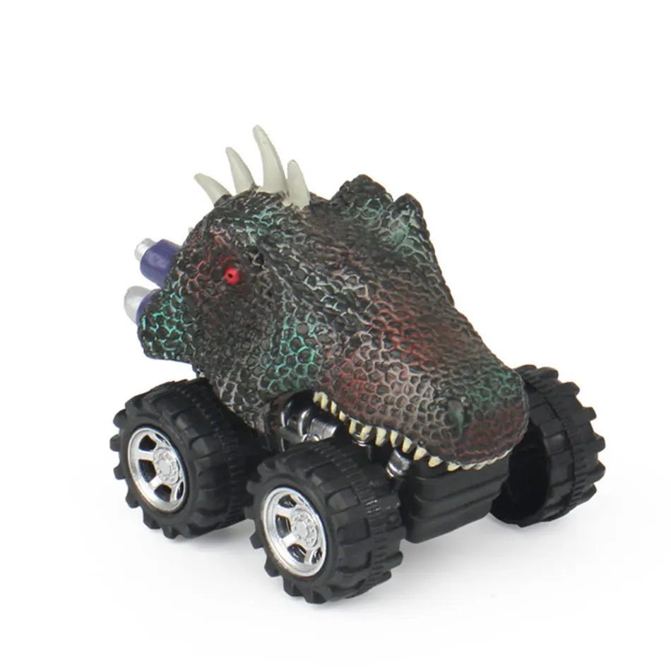 HUIQIBAO TOYS 1 упаковка мультяшный динозавр потяните назад автомобили Diecasts