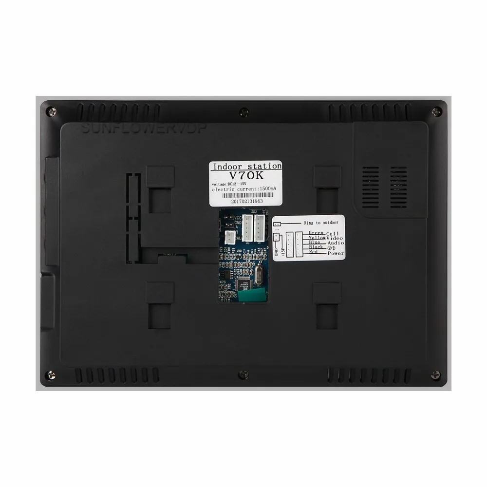 Rfid 2 кнопки вызова домофоны для частного дома видеодомофон 7 &quotЦветные