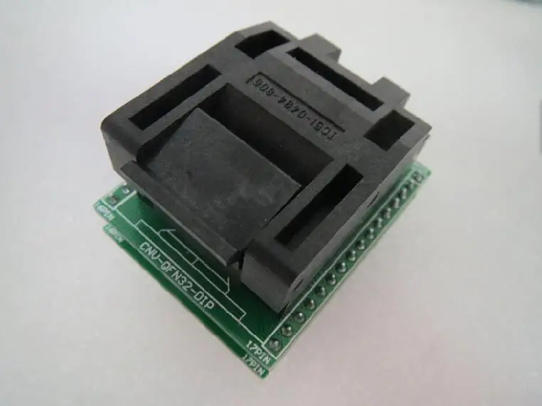 Оригинальный IC тестовый гнездо QFN32 QFN33 переходник для горелки QFN32-DIP32 размер 5x5 мм