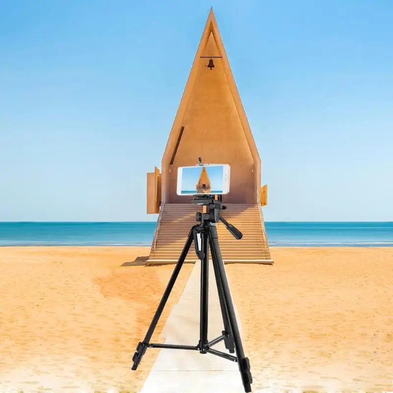 Алюминий Камера стабилизатор 360 градусов 3-Ходовой Поворотный Штатив с полукруглой потайной головкой на открытом воздухе селфи держатель телефона стабилизатор для Canon sony Nikon