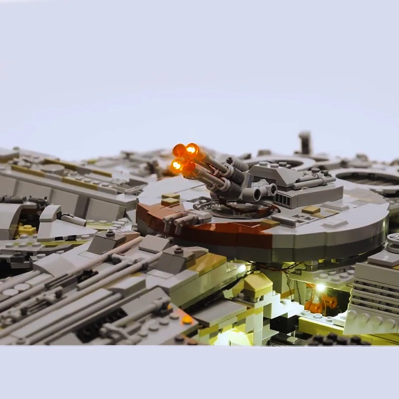 Светильник кой для lego 75192 совместимый с конструктором Звездные войны Сокол Millennium