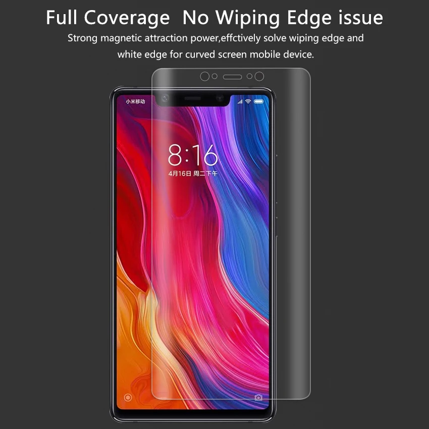 Мягкая задняя крышка из углеродного волокна защитная пленка для Xiaomi Mi 8 мягкая