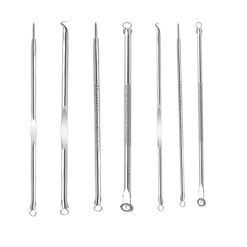 Новинка 7 шт./компл. женские прыщи комедоны акне экстрактор Belmish инструмент для