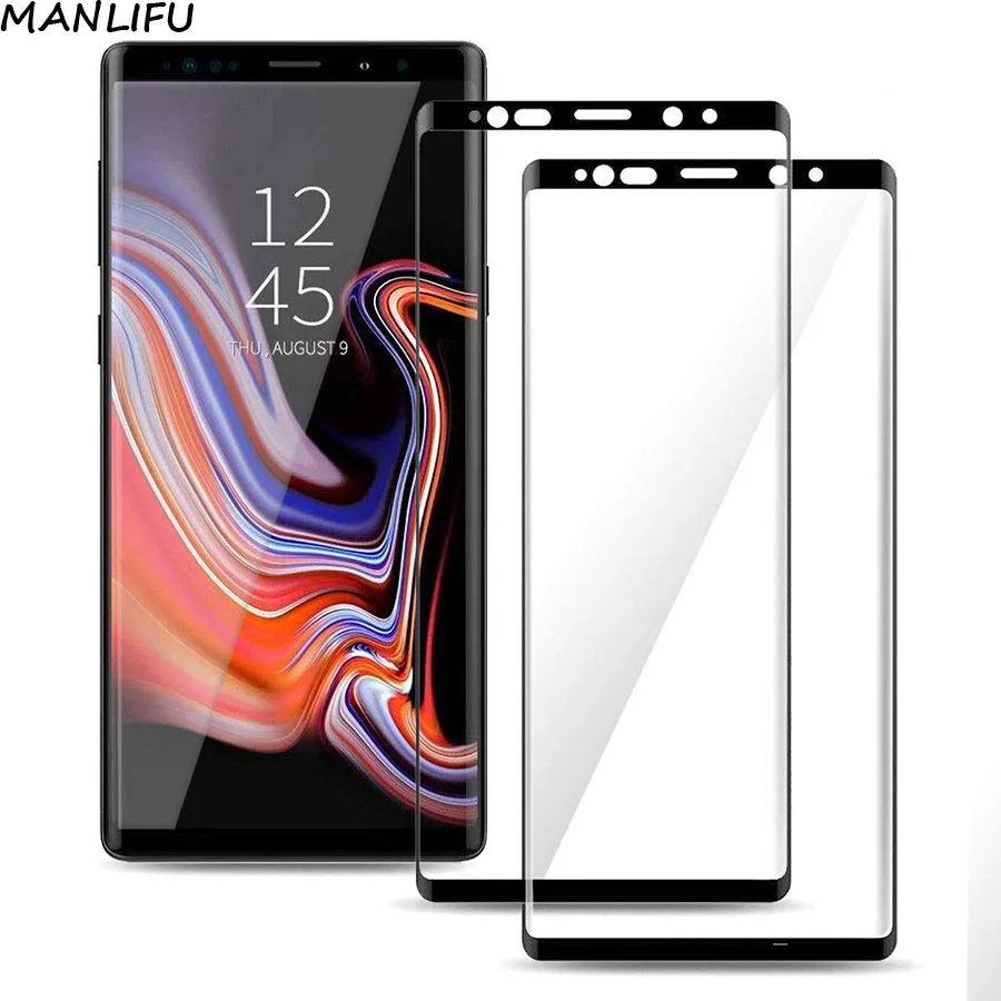3D изогнутое закаленное стекло для Samsung Galaxy Note 9 S8 S9 Plus 8 Защитная пленка экрана S7 S6