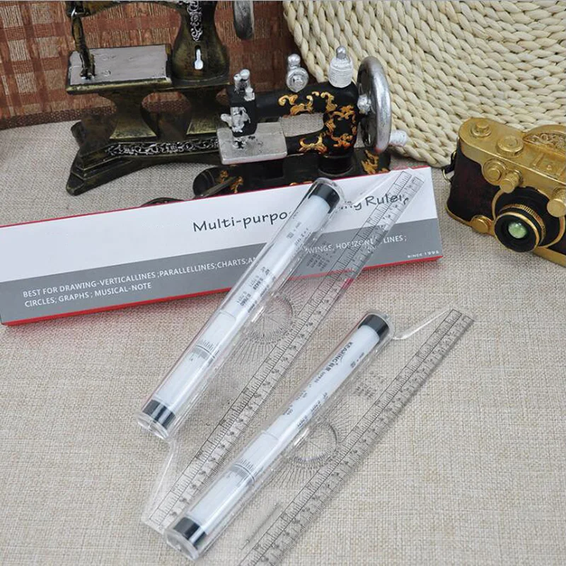 30 см дизайн угол параллельная линейка рулонная Многофункциональный чертеж