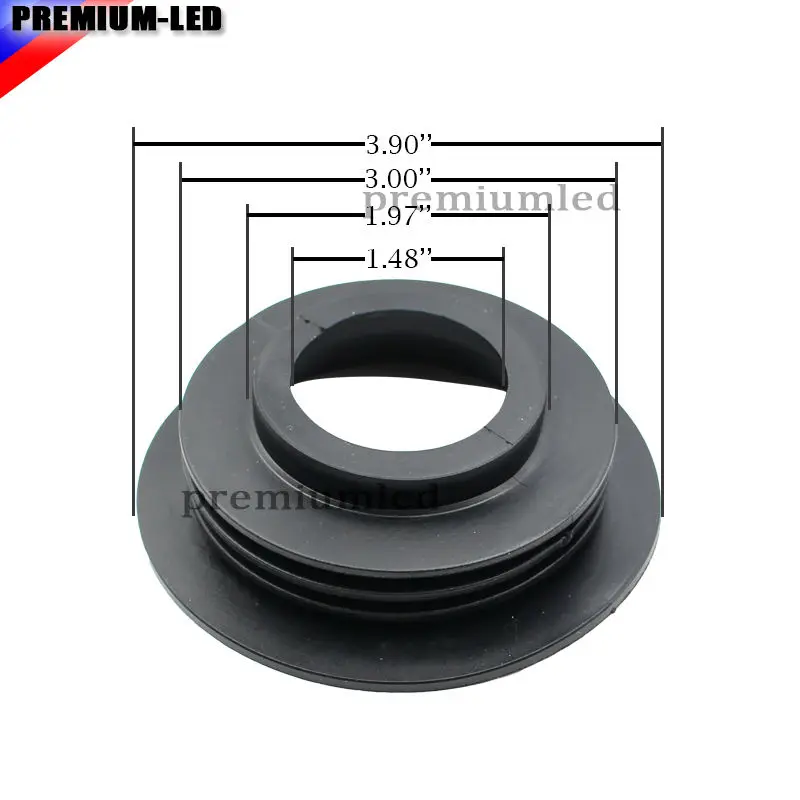 (2) резиновые крышки корпуса для фар комплект переоборудования HID светодиодные