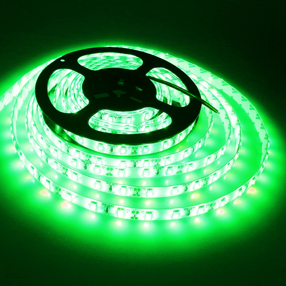 Светодиодная лента 5630 5730 SMD chip 60 светодиодов/метр водонепроницаемая флисовая 12 В