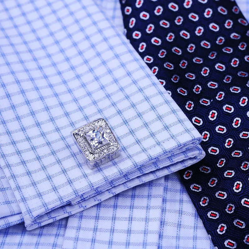 KFLK Ювелирная рубашка роскошные Запонки мужские подарки брендовые манжеты кнопки