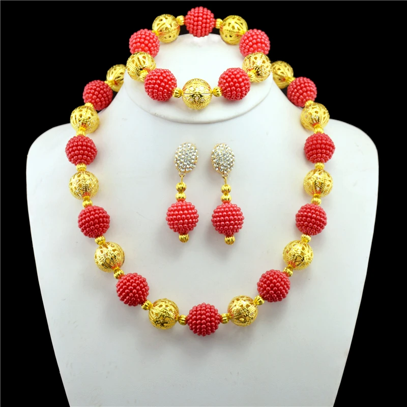 Один ряд синий африканский бисер ювелирный набор нигерийские Свадебные