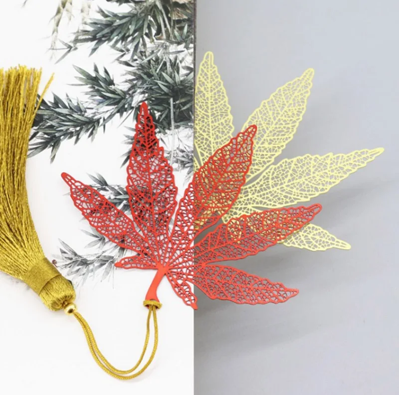 Креативные подарки в китайском стиле металлический полый Cmaple закладки с