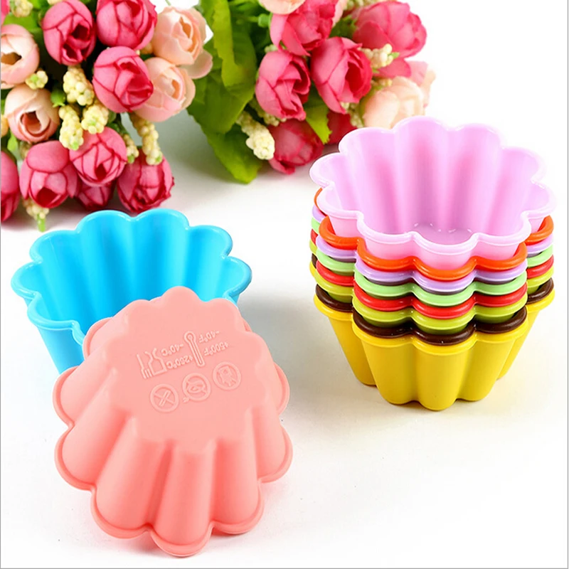 4 шт. силиконовая форма для маффинов 7 см | Дом и сад