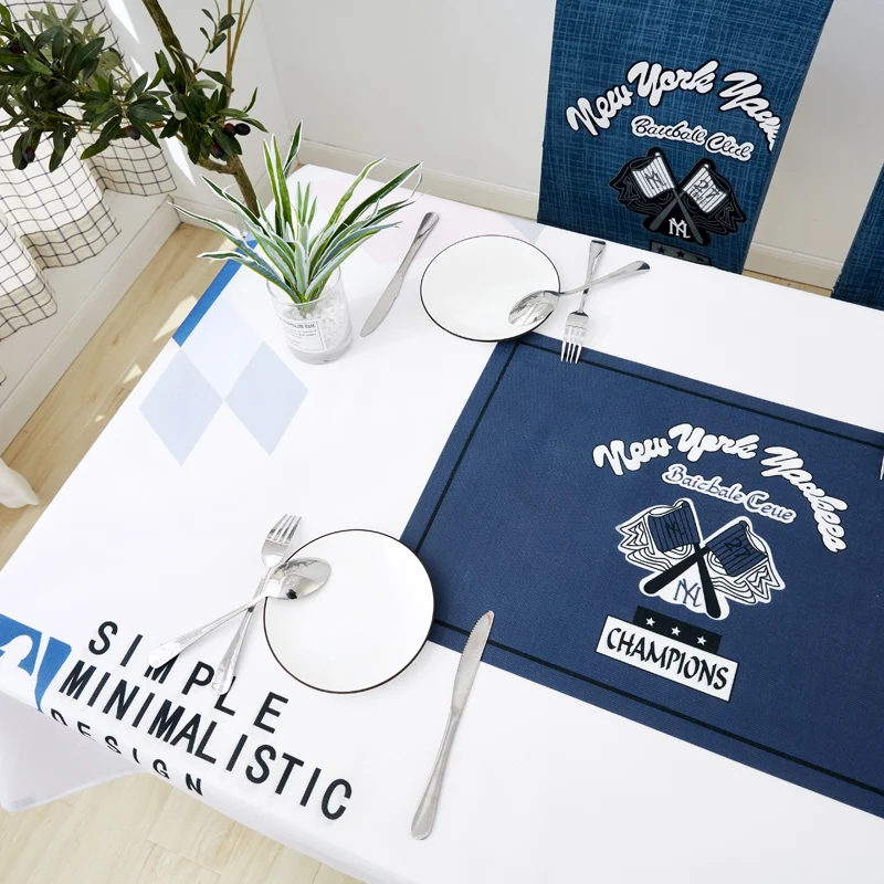 SlowDream Waterproof Oilproof Linen Table Cover Tea Cloth Decorative Kitchen Nordic Style Thick Rectangle | Дом и сад