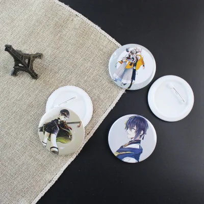 12 видов Touken Ranbu онлайн фигурка модель брошь заколки круглые Жесть значок для