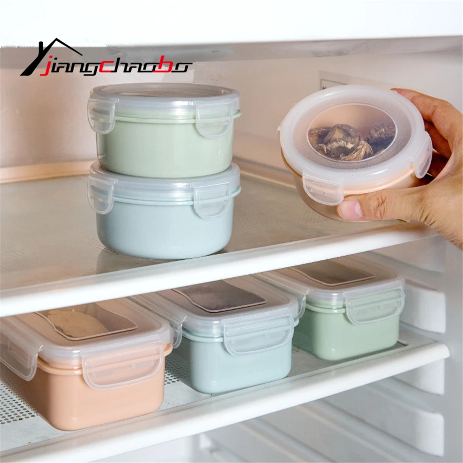 Новый Герметичный четкий набор пластиковый влагозащитный круглый форма Еда