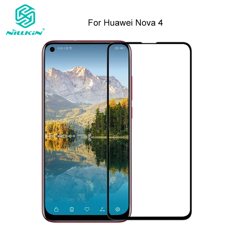 Для Huawei Nova 4 защитная пленка для экрана полностью покрывающая закаленное стекло
