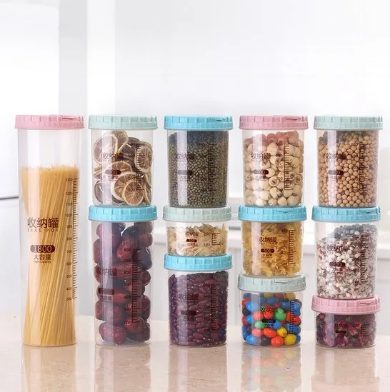 1 шт. контейнер для хранения пищевых продуктов пластиковая бутылка из пшеничной