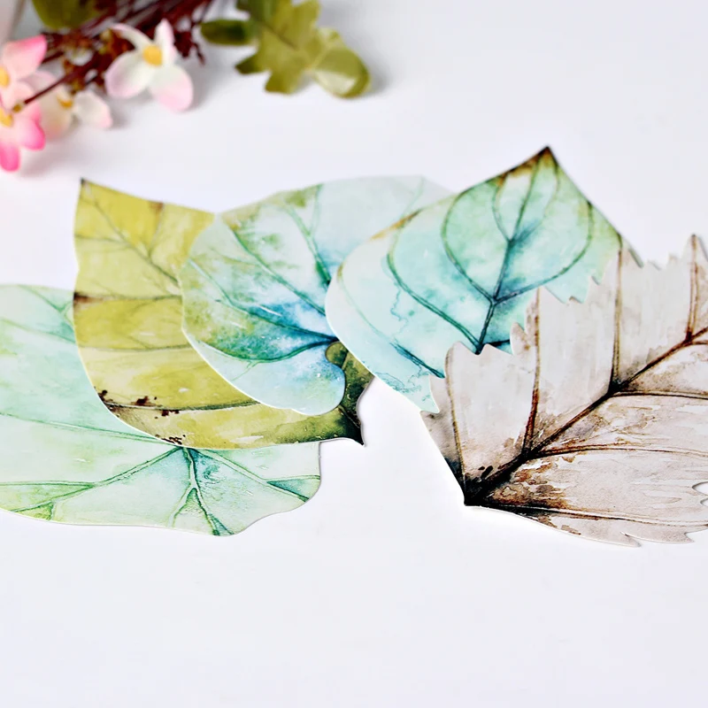 30 листов винтажные листья открытки с растениями на Рождество день рождения