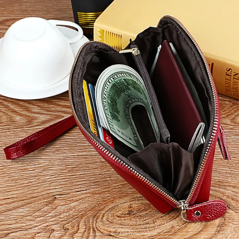 Новинка 2019 женские кошельки RanHuang из натуральной кожи роскошный длинный кошелек