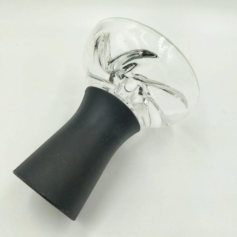 1 шт. высокотемпературная стеклянная и силиконовая табачная чаша для кальяна