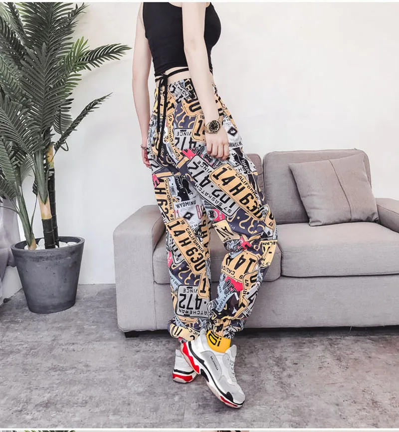 Baggy Mens Sweatpants Full Printed Swag korean street style harajuku Hip Hop Pants Men harem Jogger Fashion Trousers Men
