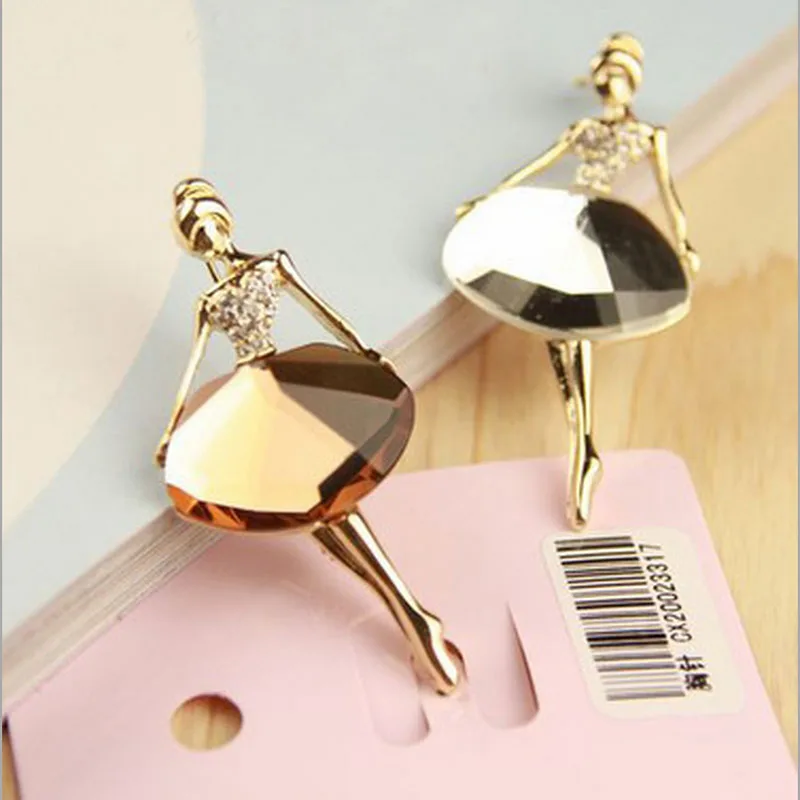 Женская Брошь с кристаллами 1 шт. | Украшения и аксессуары