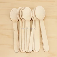 ipalmay 3000pcs disposable birch wooden spoon fork knife for wedding party decoration supply plain wooden cutlery utensil set