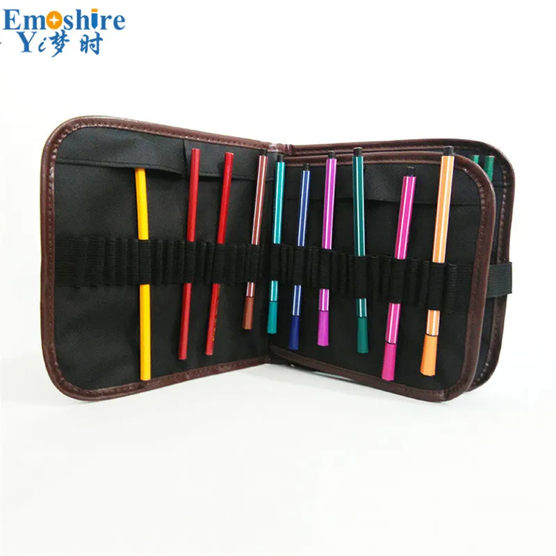 Чехол для карандашей из ткани Оксфорд 72 держателя|pencil case|school pencil case largeschool |