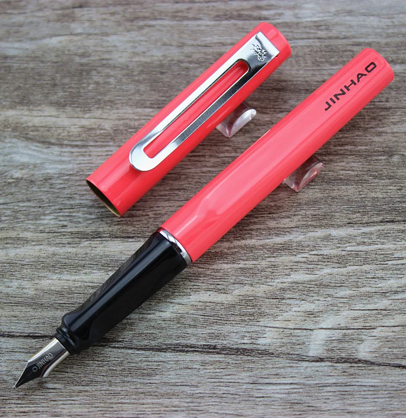 Jinhao 599 классический escolar стальной бизнес Средний наконечник перьевая ручка Новая