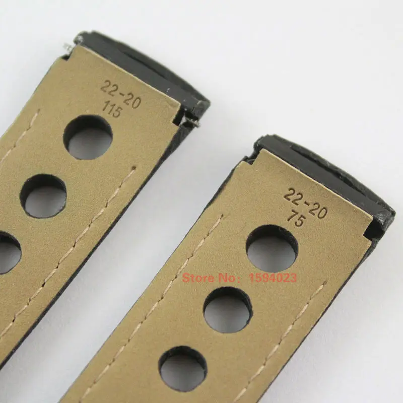 22mm T044614A PRS516 Watch Strap Durable Soft Genuine Leather Watchband Wrist Bracelet T044614 Watches Man Group 22mm Black