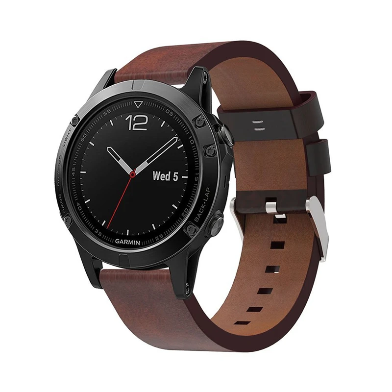 Ремешок для часов Garmin Fenix 5 роскошный ремешок из натуральной кожи с застежкой