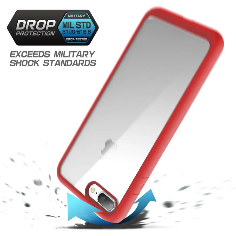 Для iphone 8 Plus SUPCASE чехол UB Стиль Премиум гибридный защитный бампер Прозрачный для