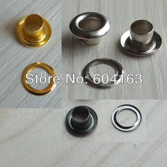 300 Люверсы с втулкой искусственная кожа самоклеящаяся подложка 3/16 дюйма 4 мм на