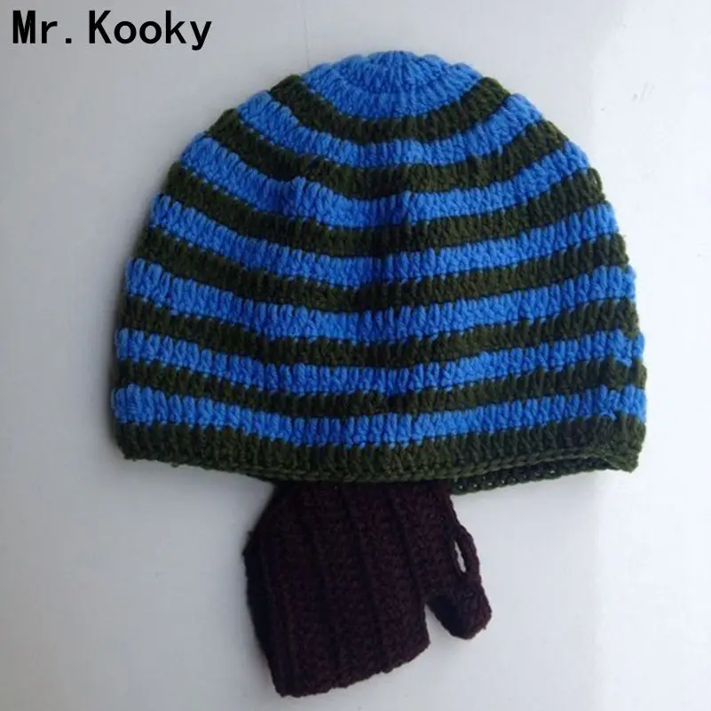 Зимняя вязаная крючком шапка Mr.Kooky 10 шт./лот ручной работы велосипедная маска
