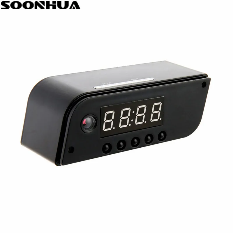 SOONHUA мини-камера HD AP/STA 1280x720 видеокамера ночного видения беспроводная WiFi мини DV DVR видеорегистратор видеокамера будильник