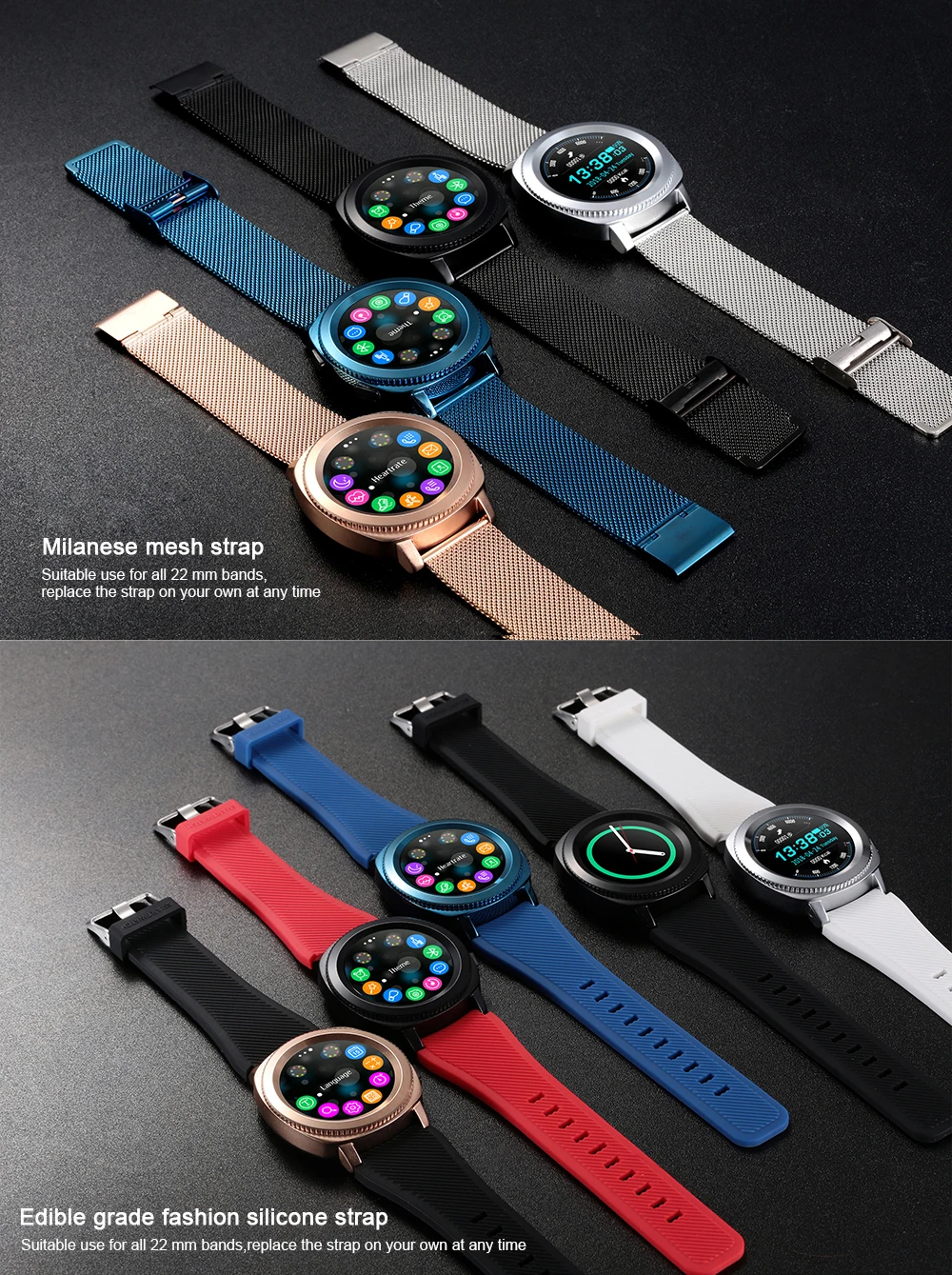 Microwear L2 Смарт часы MTK2502 Smartwatch IP68 Водонепроницаемый Bluetooth Вызов монитор сердечного ритма во время сна спортивные часы 15 шт./лот
